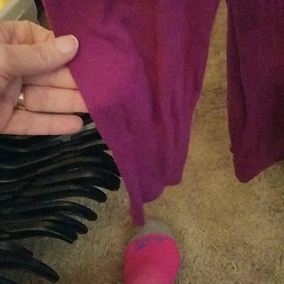 DAISY FUENTES Large Long Sweater Plum Purple - Picture 7 of 7